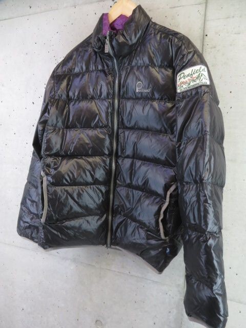 9230b25◆良品です◆最強ダウン◆Penfield ペンフィールド フーディ 羽毛ダウンジャケット L/ブルゾン/アウトドア/マウンテンパーカー/黒の画像2