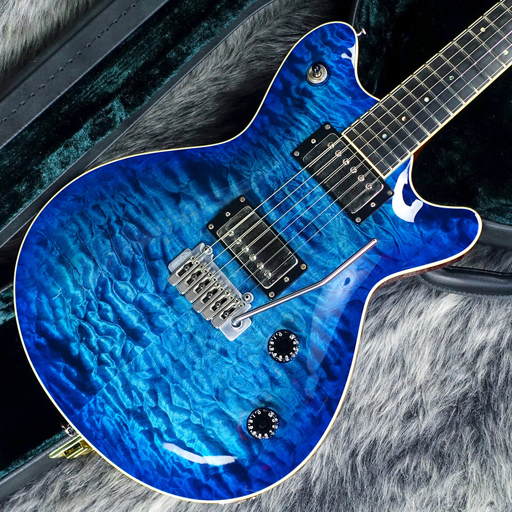 T's Guitars Arc-STD VS100N Quilt Trans Blue Burstの画像1