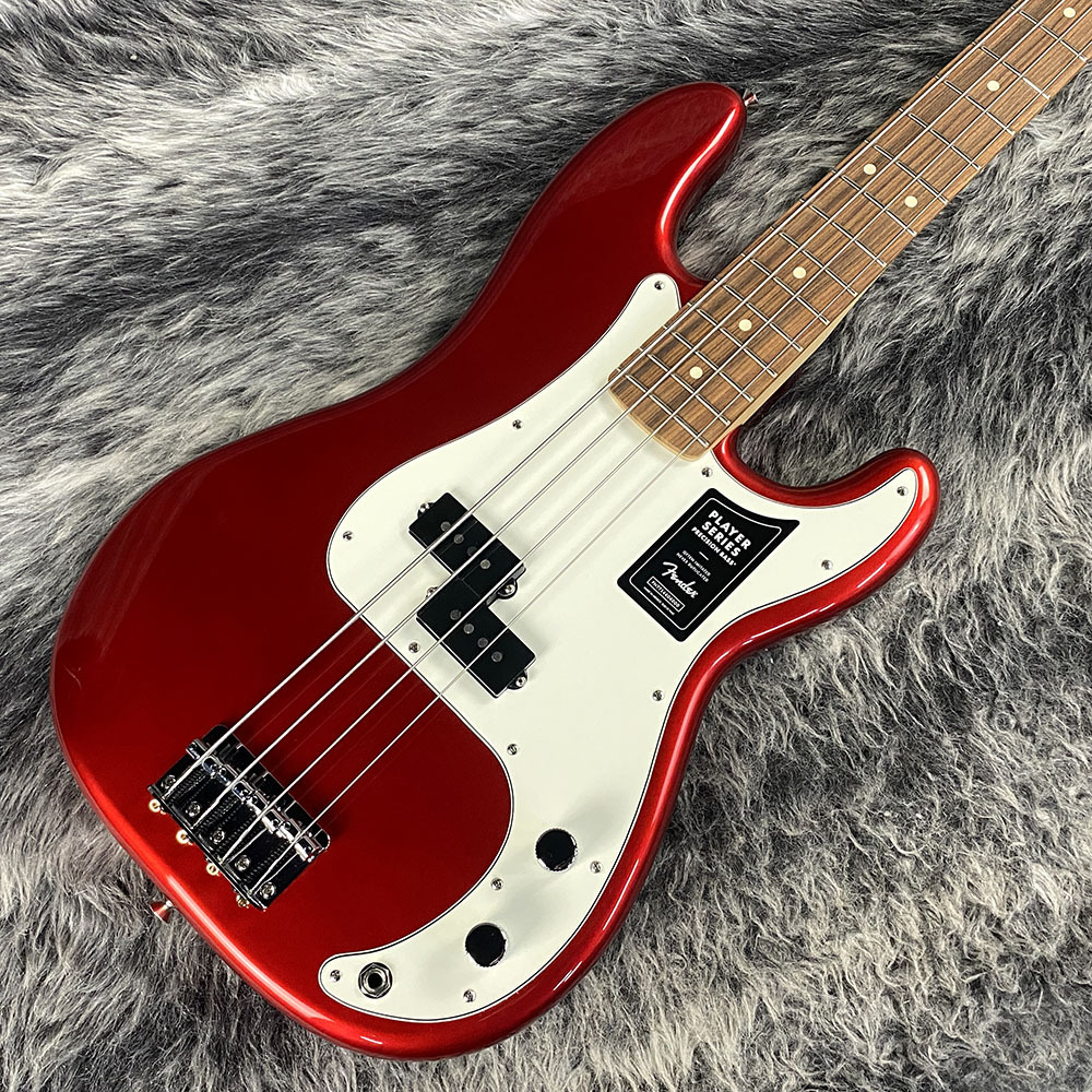フェンダー Fender Player Precision Bass Pau Ferro Fingerboard Candy Apple Red