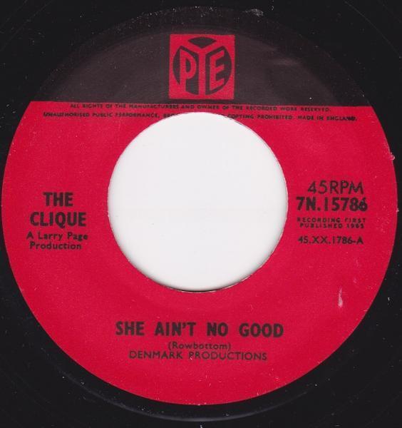 ■新品■Clique クリック/she ain't no good + time, time, time(7 INCH SINGLE)_画像2