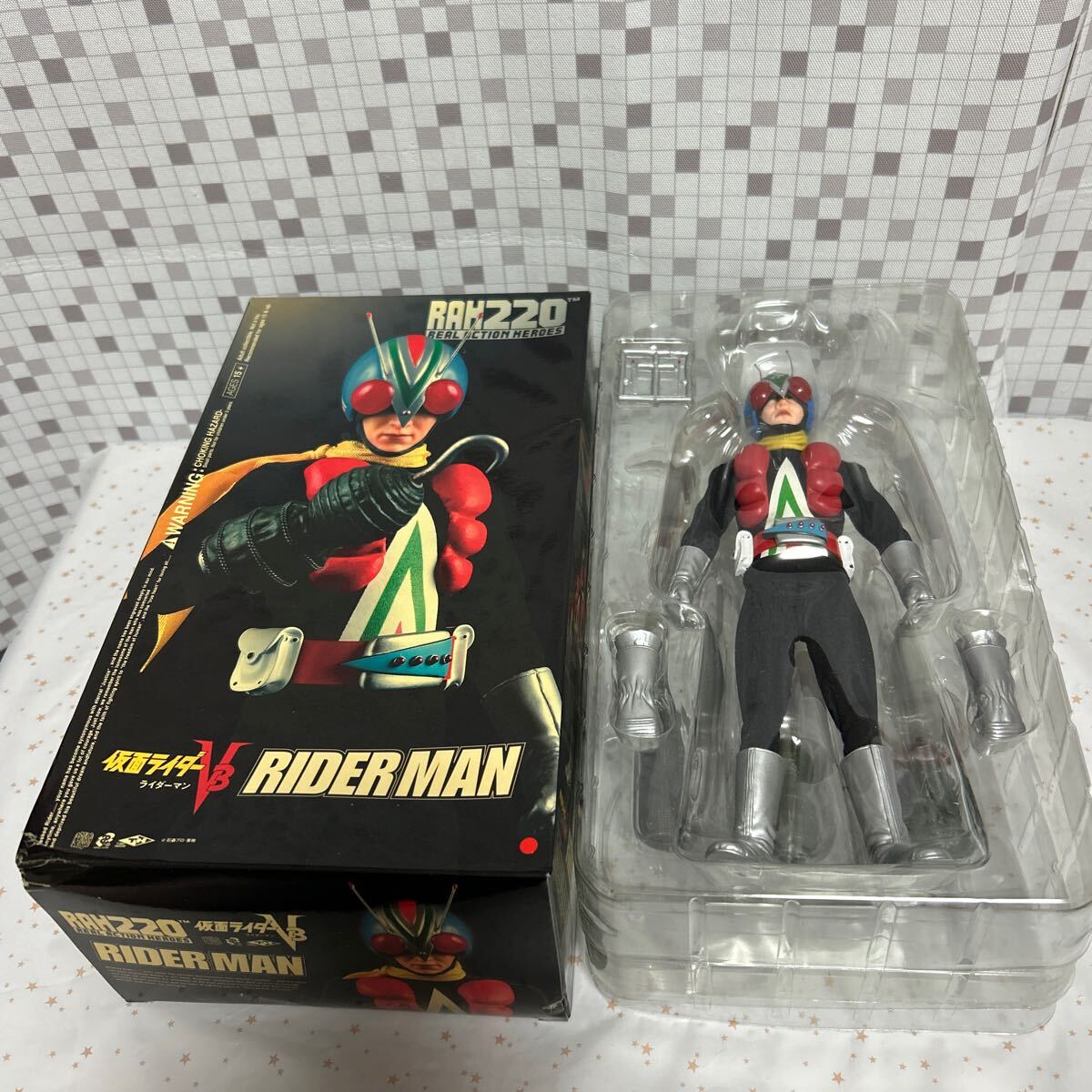 tgsimeti com toy real action hero zRAH220DX Kamen Rider V3 Riderman 