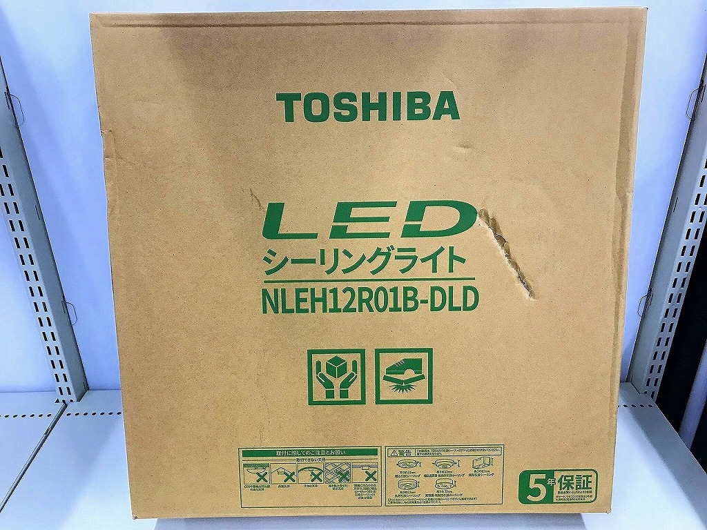 期間限定セール 【未使用】 東芝 TOSHIBA シーリングライト LED 12畳 単色 リモコン付き ★未使用品★ NLEH12R01B-DLD
