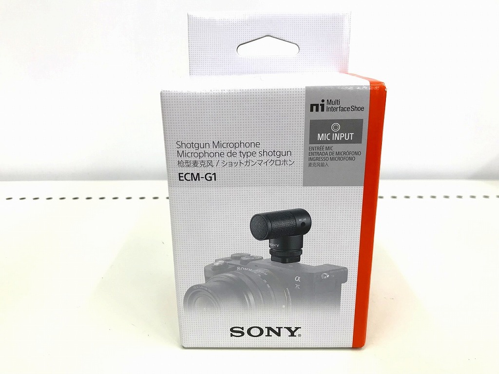 【未使用】 ソニー SONY ショットガンマイクロホン ★未開封品★ ECM-G1