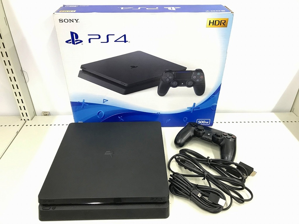 ソニー SONY PS4 500GB プレイステーション4 本体 ジェットブラック CUH-2100A_画像1