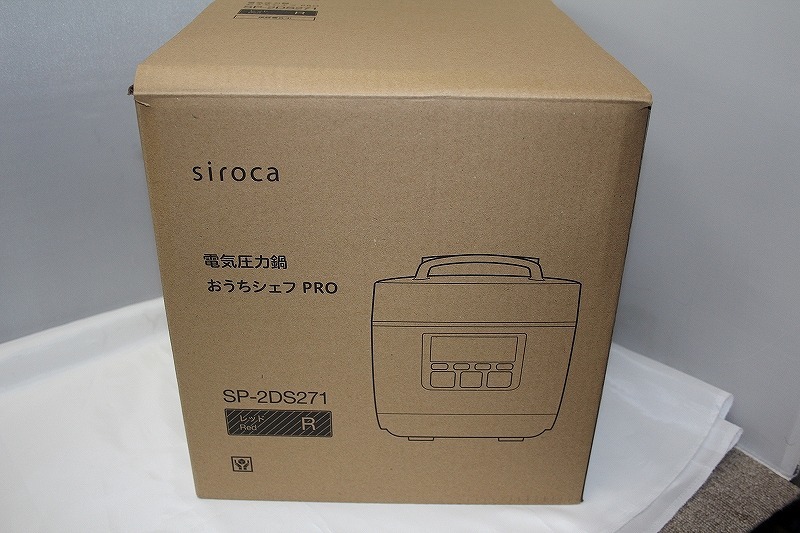 期間限定セール 【未使用】 シロカ siroca 圧力鍋 レッド/2023年製 SP-2DS271