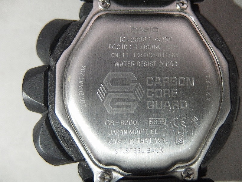 期間限定セール カシオ CASIO G-SHOCK/GRAVITYMASTER GR-B200_画像6