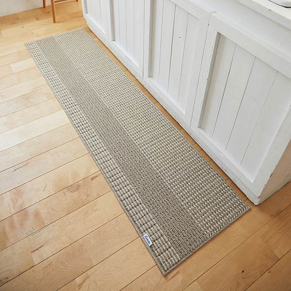 【送料無料】ラグ マット HOME RUG MAT 2024-2025 WOOD MAT/134-73115 # 11 ナチュラル 45x180cm