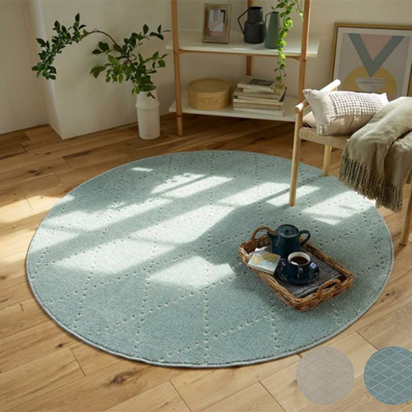 【送料無料】ラグ マット HOME RUG MAT 2024-2025 Ponto/NO.132-85750 #4 グリーン 90x130cm