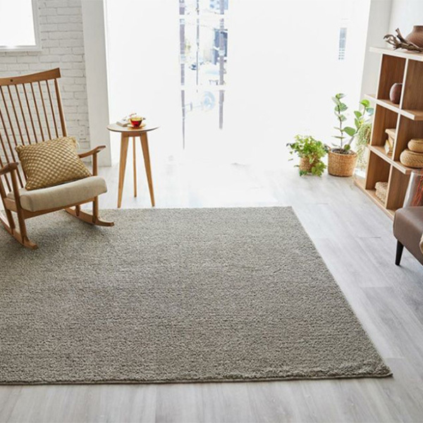 【送料無料】ラグ マット HOME RUG MAT 2024-2025 Sol/NO.134-76130 #47 グレージュ 190x190cm