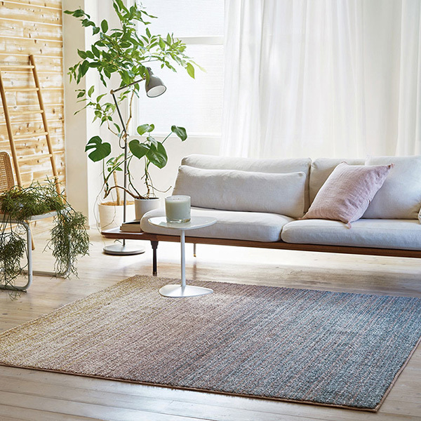 【送料無料】ラグ マット HOME RUG MAT 2024-2025 Ombre/NO.134-41094 #38 マルチ 190x190cm