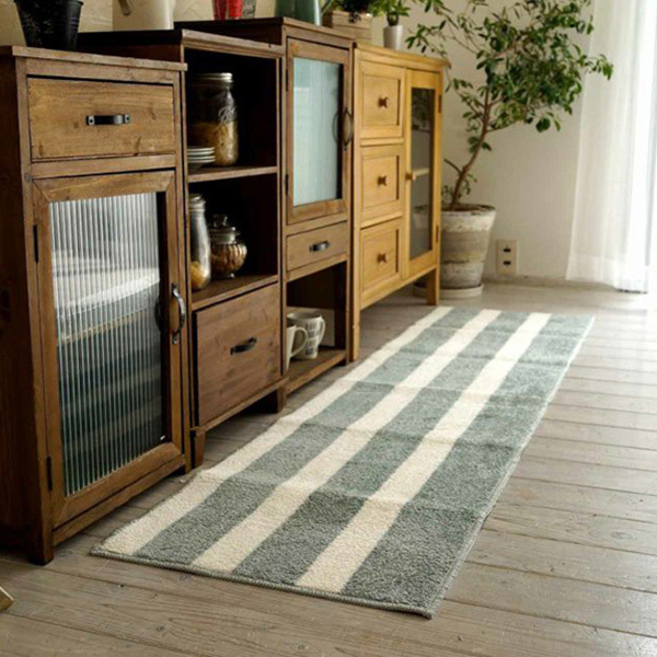 【送料無料】ラグ マット HOME RUG MAT 2024-2025 VASKE/ NO.131-35872 #3 ブルー 45x270cm