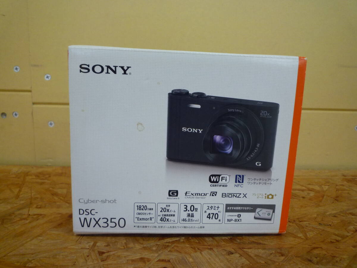 336-A③206 【動作確認済み】 ソニー Cyber-shot DSC-WX350 W ホワイト_画像1