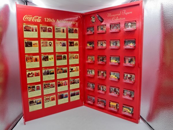 [ б/у текущее состояние товар ] Coca * Cola 120th ANNIVERSARY memorial фигурка коллекция размер :535×335×30 1FA2-T120-3MA303