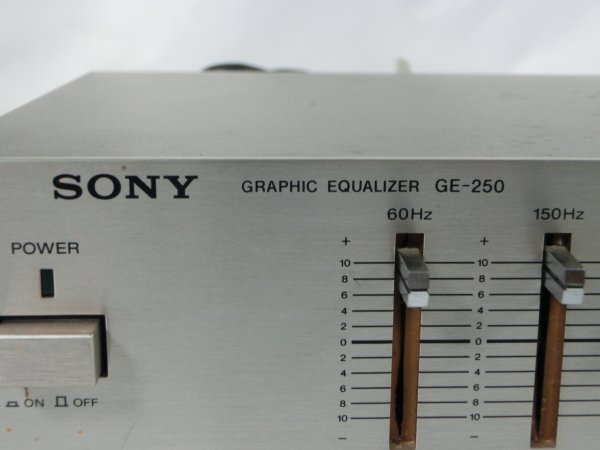 【中古現状品・通電動作確認済】 SONY ソニー GE-250 イコライザー 1FA3-T100-3MA315_画像3