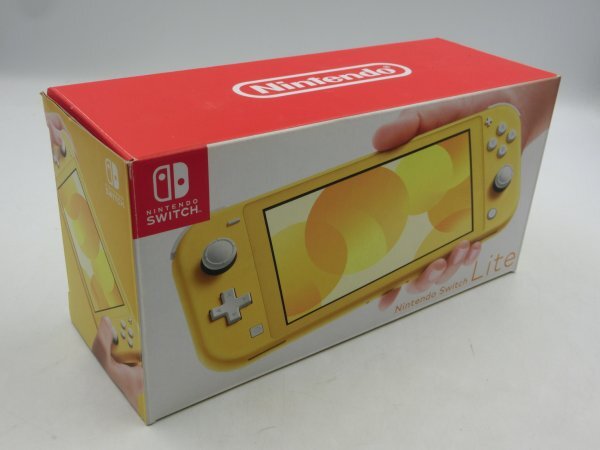 【中古現状品・通電/動作確認済】 SNintendo Switch Lite イエロー ニンテンドースイッチ ライト 箱あり ACケーブル無し ZA1A-T60-3MA408_画像1