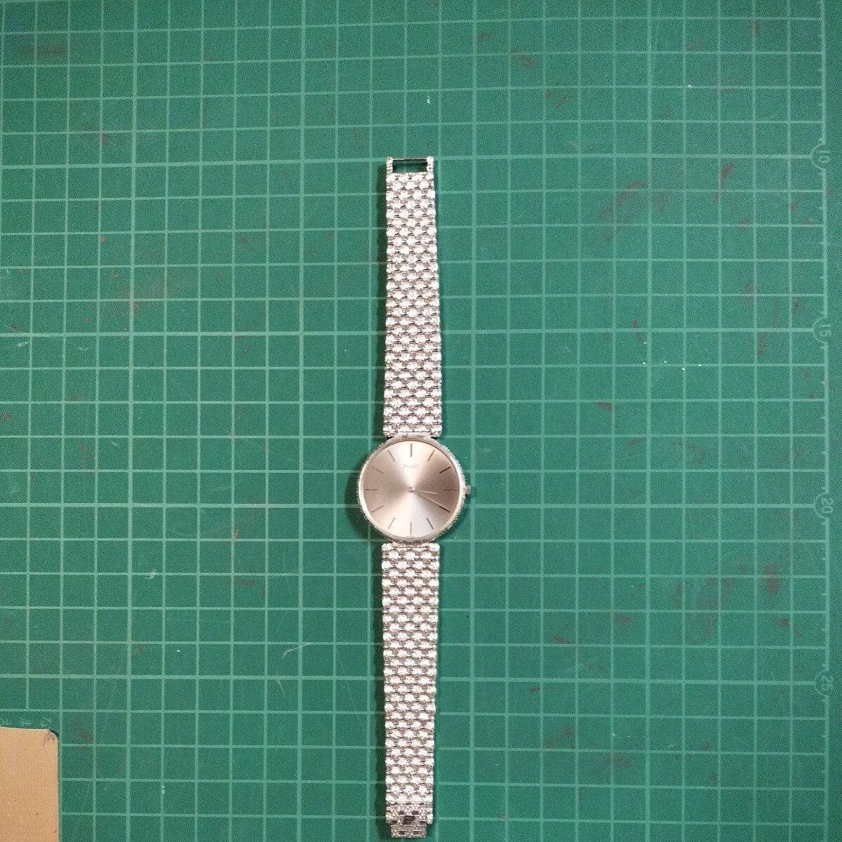 格安 ピアジェ PIAGETジュエリー薄型腕時計 ホワイトゴールド無垢の画像2
