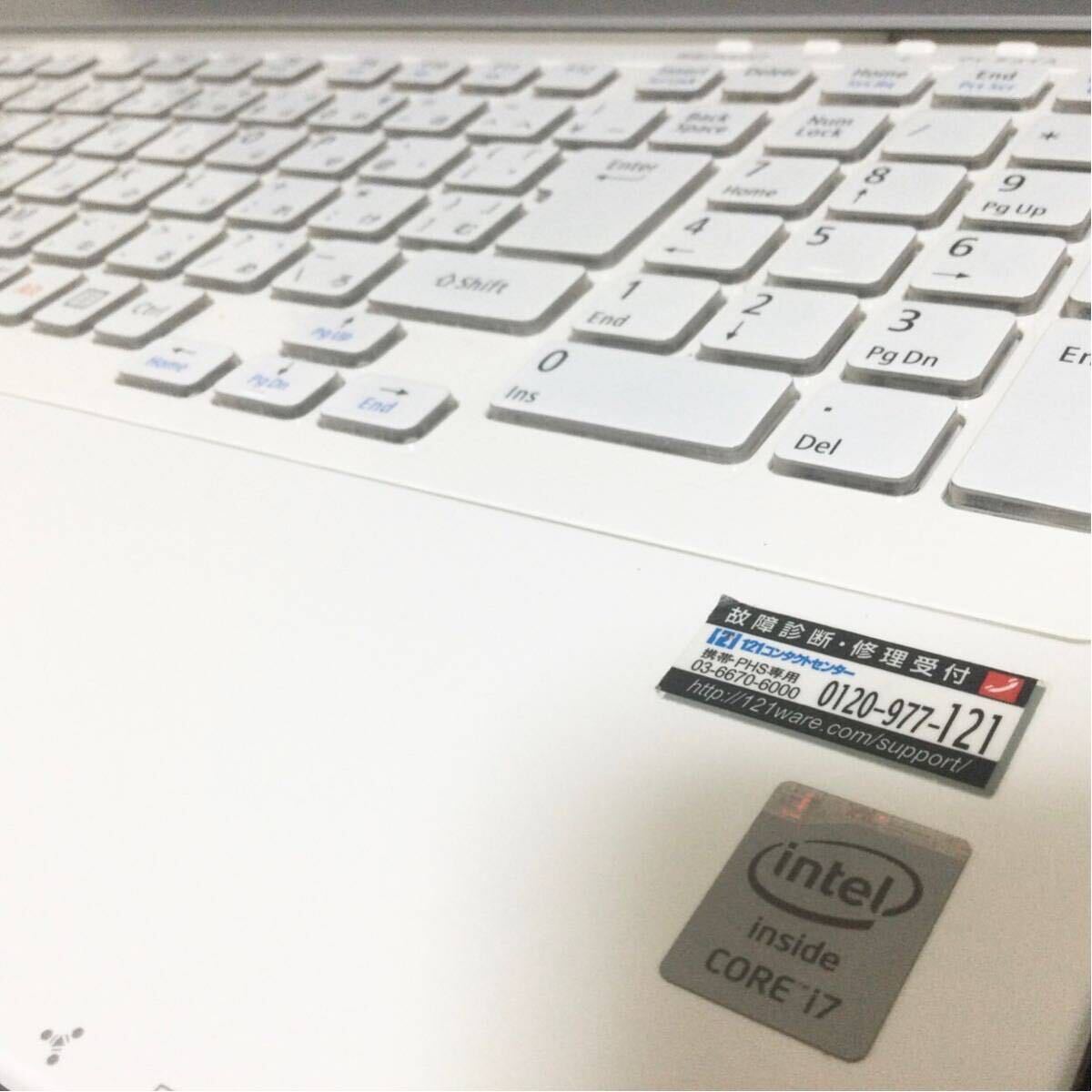 ☆未使用に近い☆最上級Corei7☆タッチパネル☆新品メモリ16GB+新品SSD 1TB/LaVie/NS750A/Bluetooth/Windows11/LibreOffice/Blu-ray/カメラの画像5