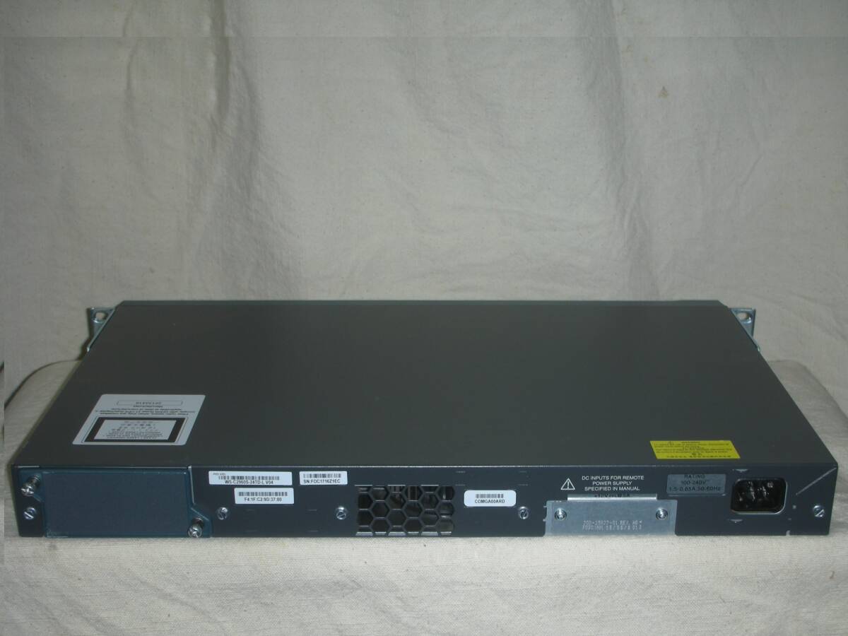 ☆Cisco Catalyst 2960-S 10G [WS-C2960S-24TD-L V04]！(#F1-633)「100サイズ」☆_画像2