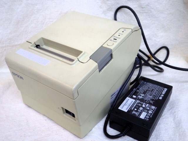 ☆4台あり！エプソン・レシートプリンタ！EPSON TM-T88V 491 M244A！（#Y-631）「80サイズ」☆の画像1