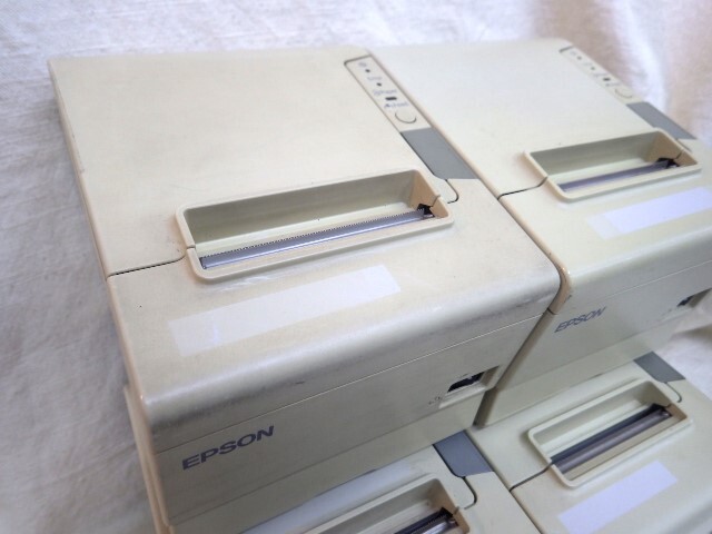 ☆4台あり！エプソン・レシートプリンタ！EPSON TM-T88V 491 M244A！（#Y-631）「80サイズ」☆_画像3