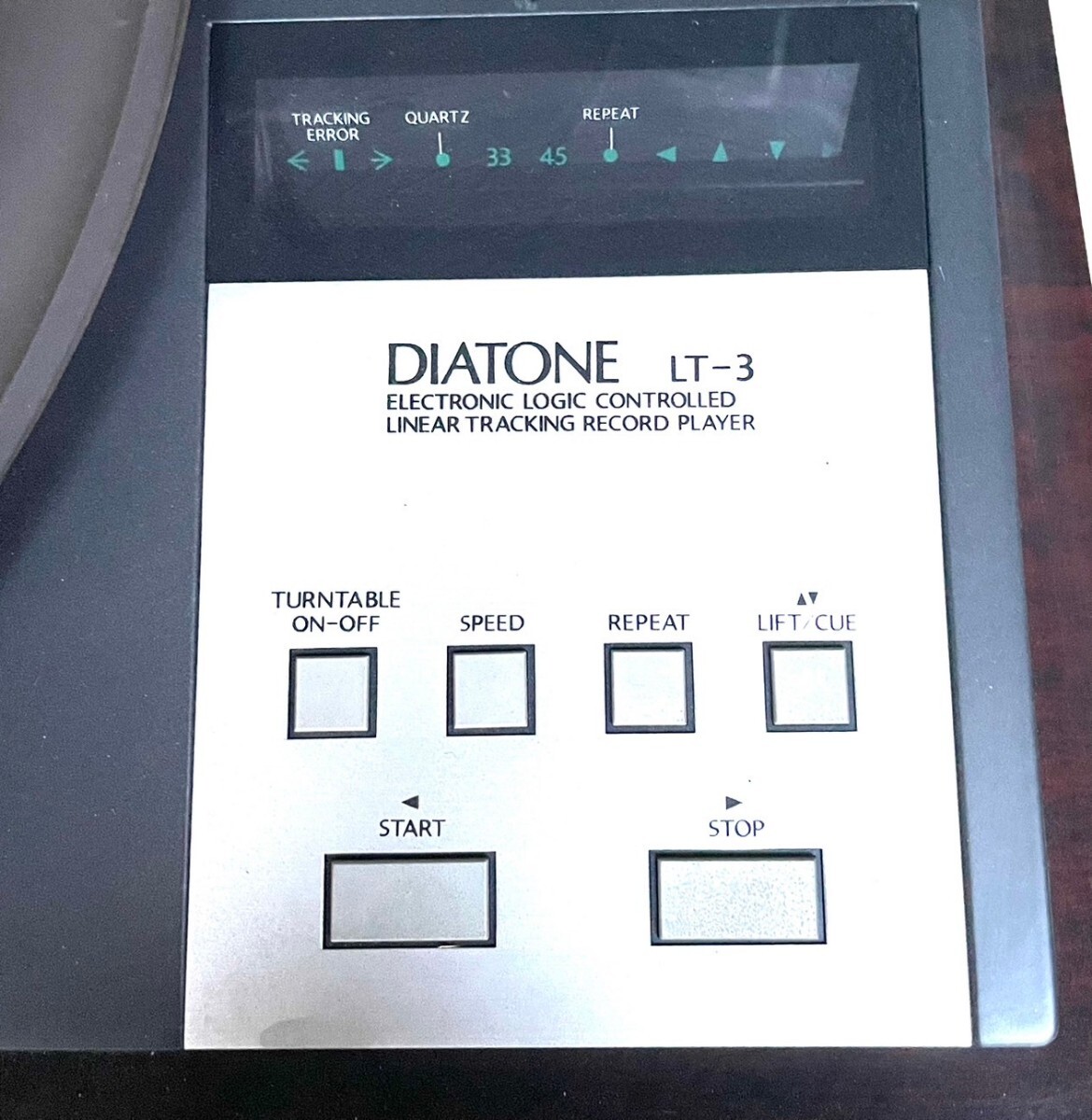 DIATONE ダイヤトーン　LT-3 ターンテーブル レコードプレーヤー　オーディオ機器　通電確認済　_画像2