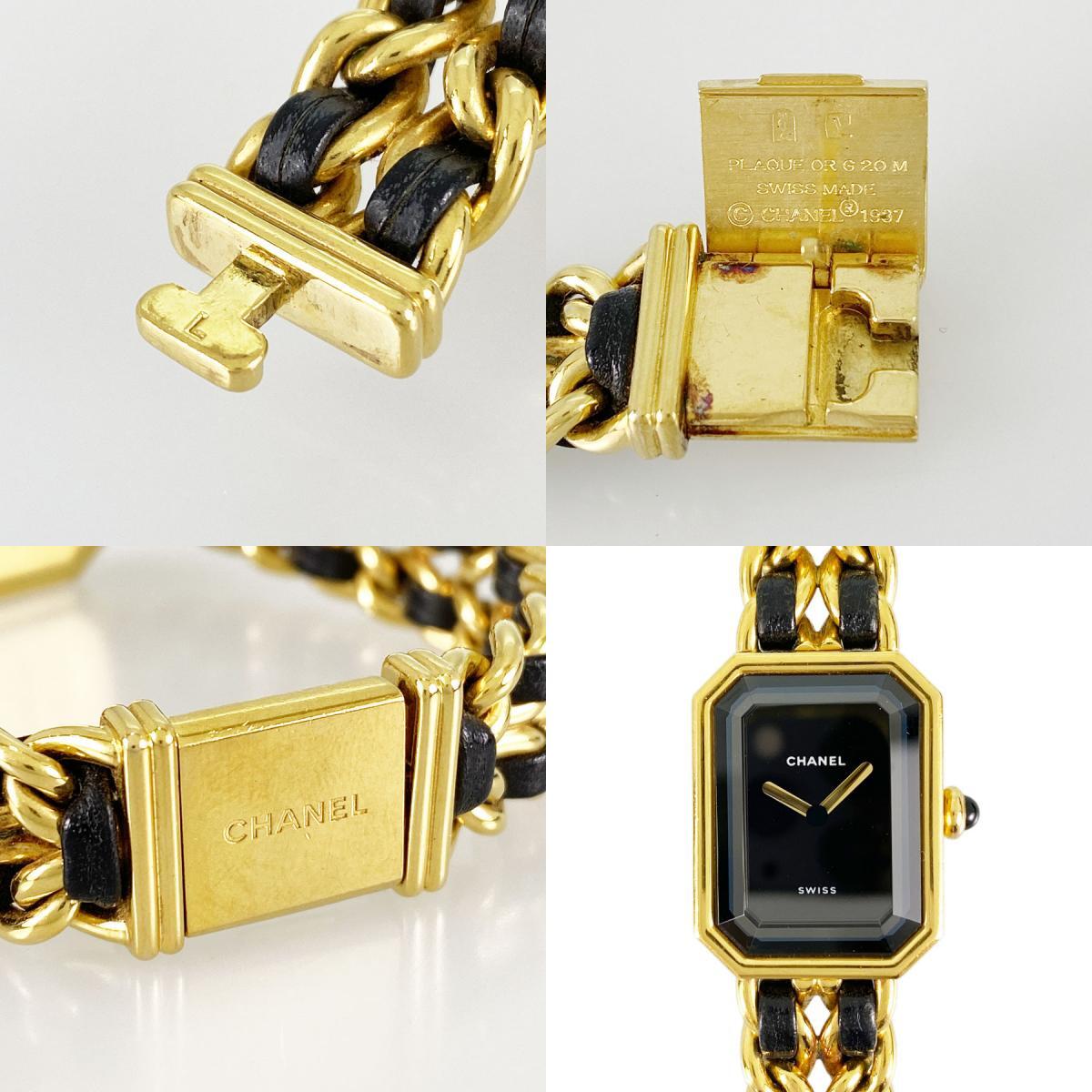  Chanel Premiere L size H0001 lady's wristwatch rkd[ used ]