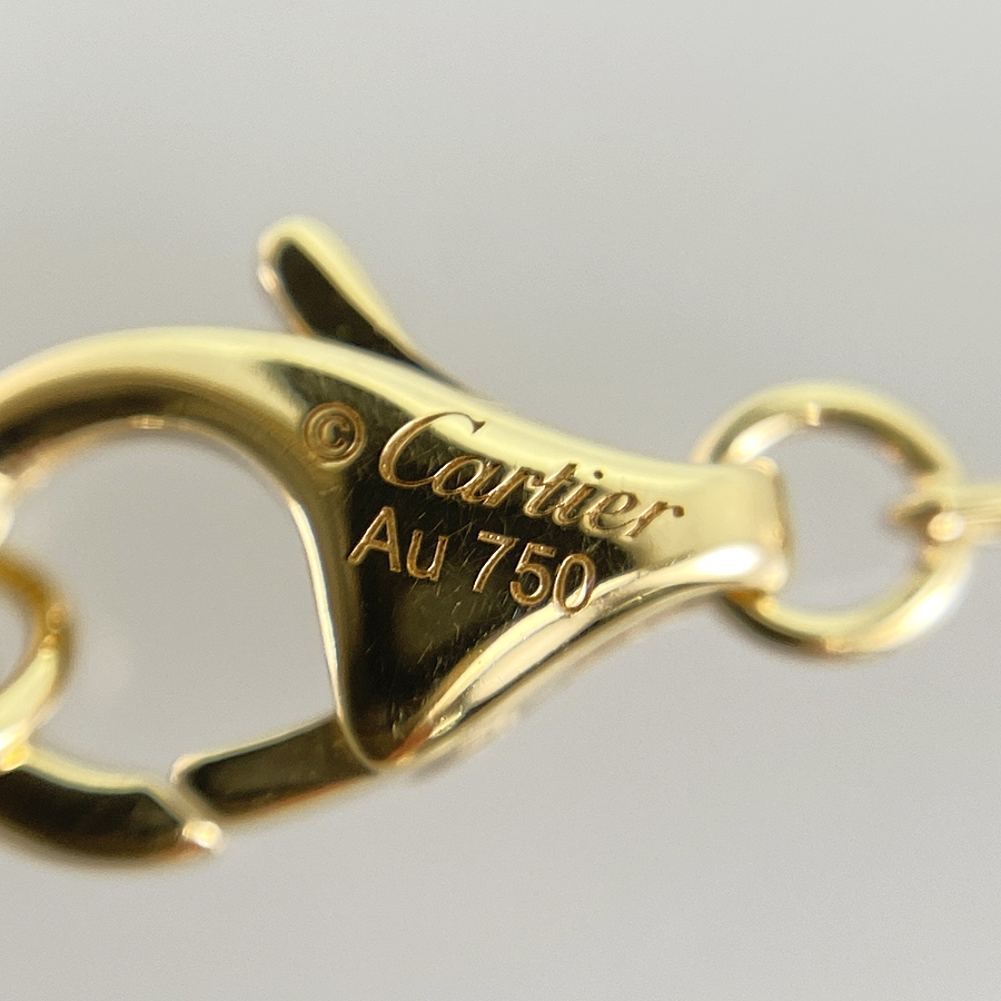  Cartier ju -stroke ankle B7224512 necklace sss[ used ]