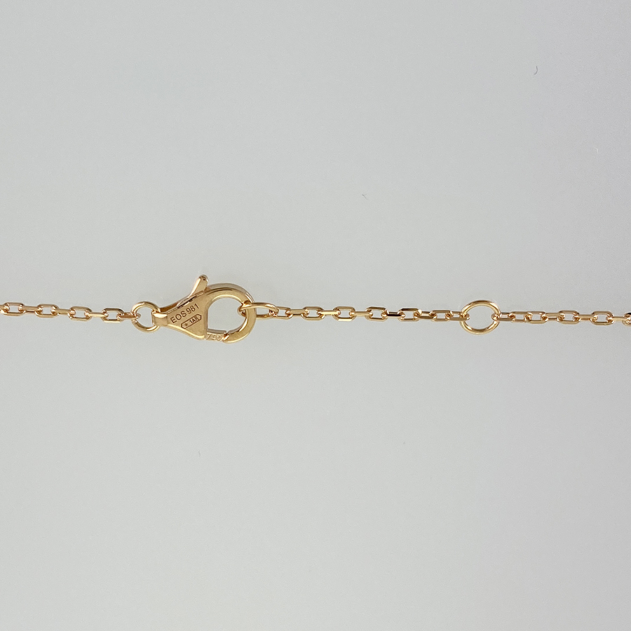  Cartier ju -stroke ankle necklace sss[ used ]