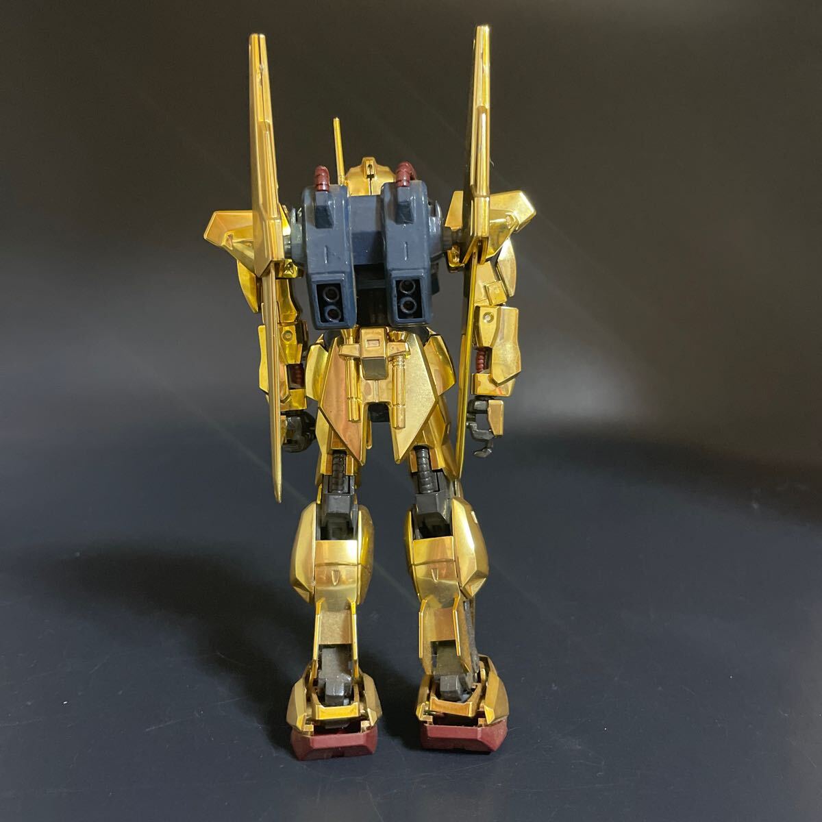 HGUC 1/144 百式 機動戦士ガンダム Zガンダム 金メッキ 完成 ガンプラ プラモデル プラモデル ゴールドメッキ 【ジャンク】 バンダイの画像5