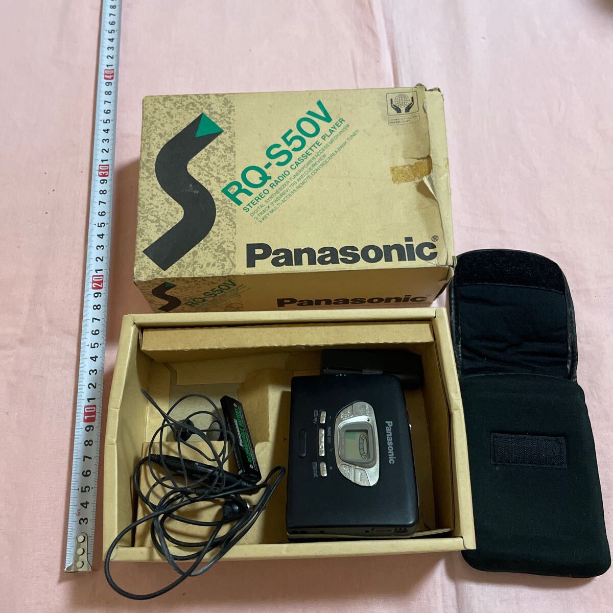 ジャンク 非稼働 パナソニック Panasonic カセットプレーヤー RQ-S50V カセットウォークマン _画像2