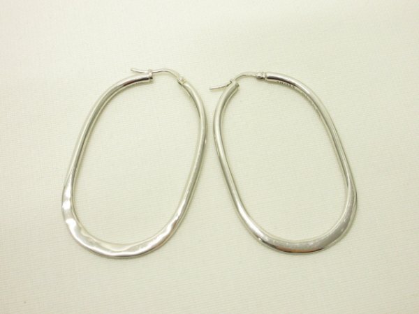 Celine CELINE * hoop design earrings silver SV925