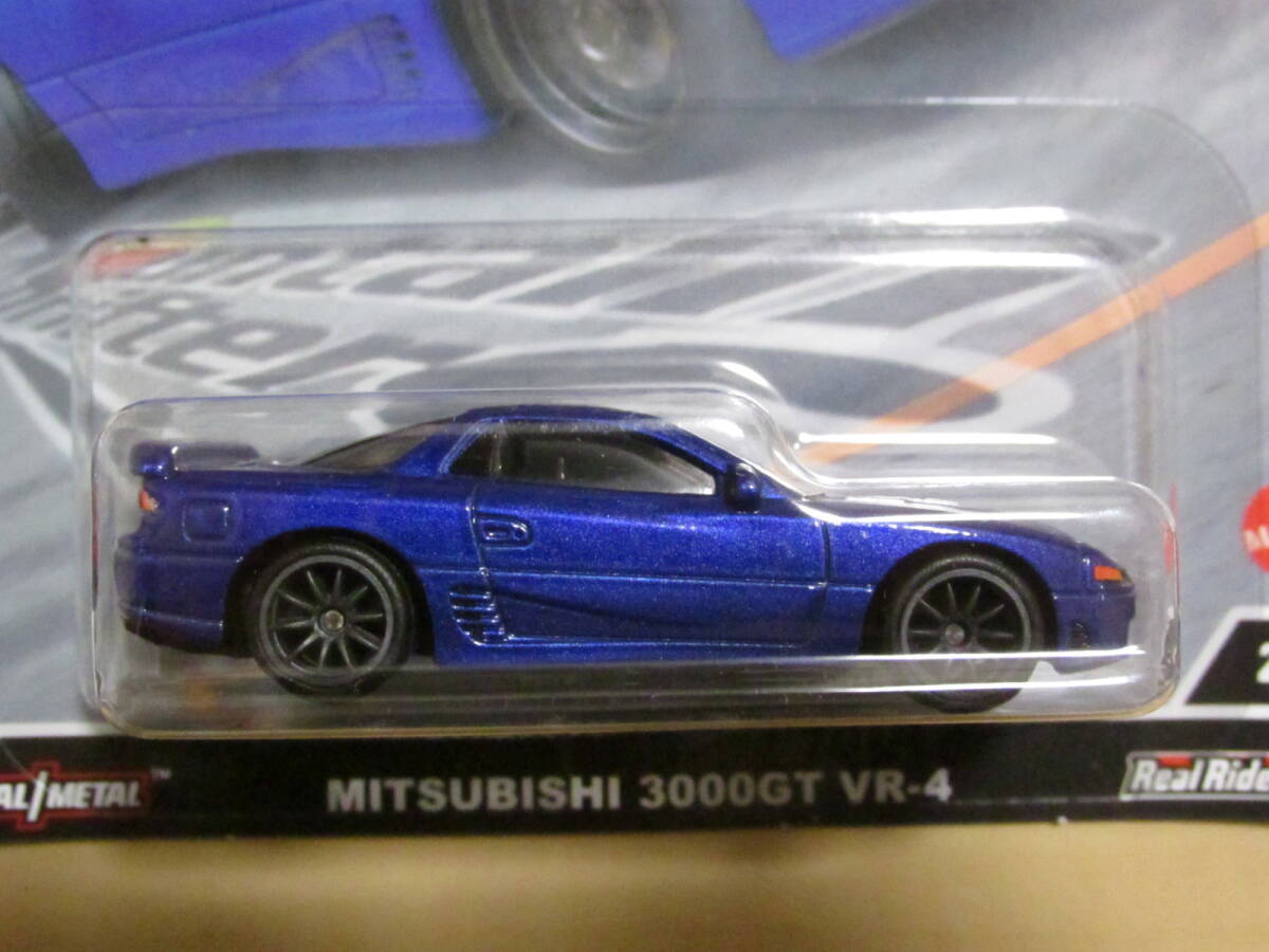 3台セット 1/64 ダッジ コンクエスト Tsi (スタリオンGSR-VR) 赤 & 三菱 GTO 3000GT VR-4 青 & 赤_画像3