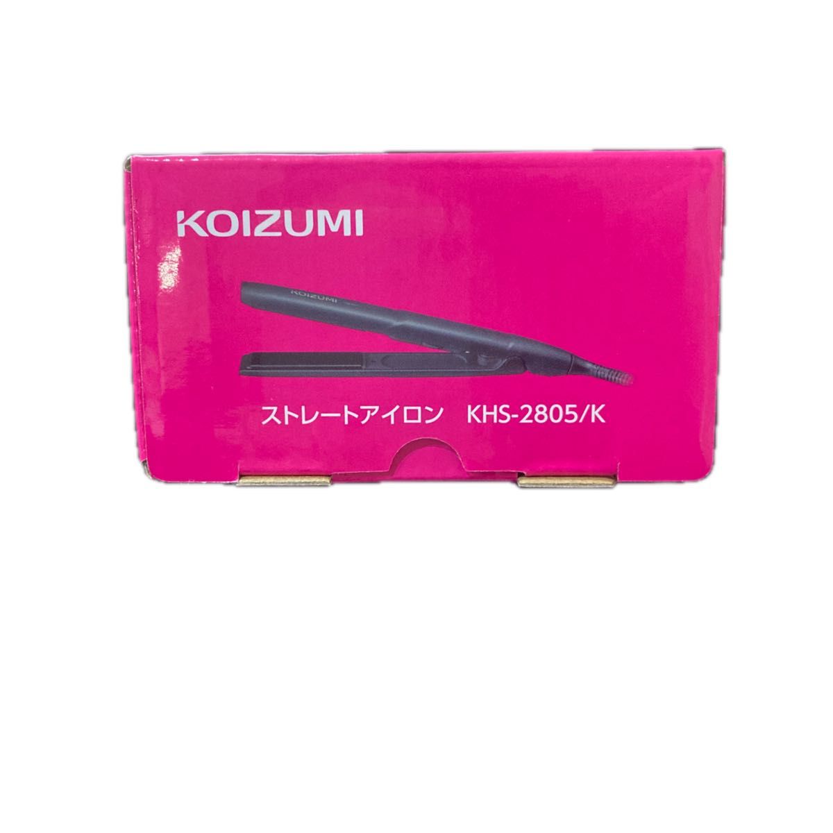 新品　コイズミ　ストレートアイロン　KHS-2805/K ヘアアイロン