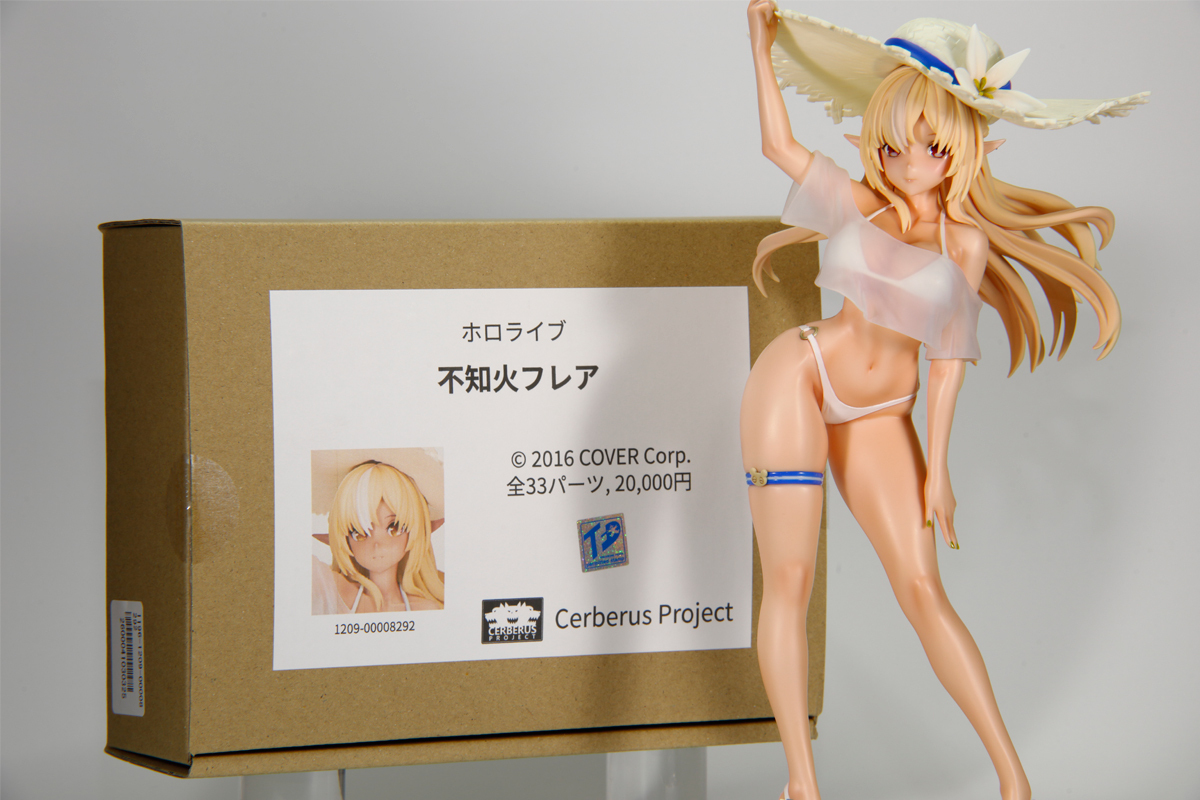 塗装済み完成品 ホロライブ 不知火フレア ガレージキット Cerberus Projectの画像4