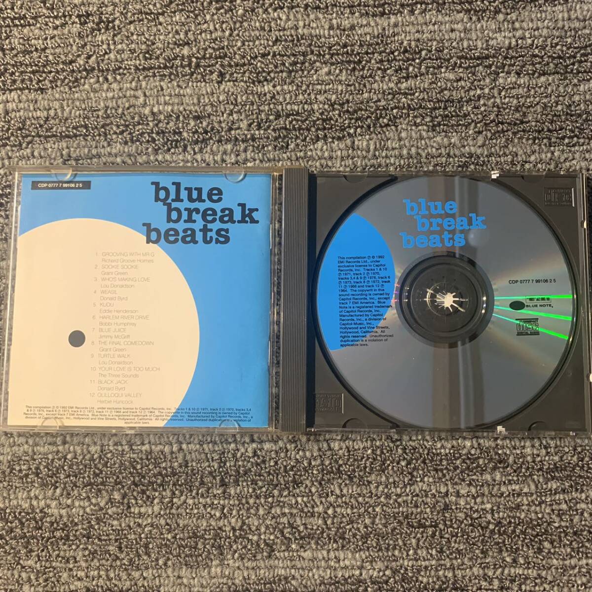 BLUE BREAK BEATS Various Artists BLUE NOTE 輸入盤の画像2