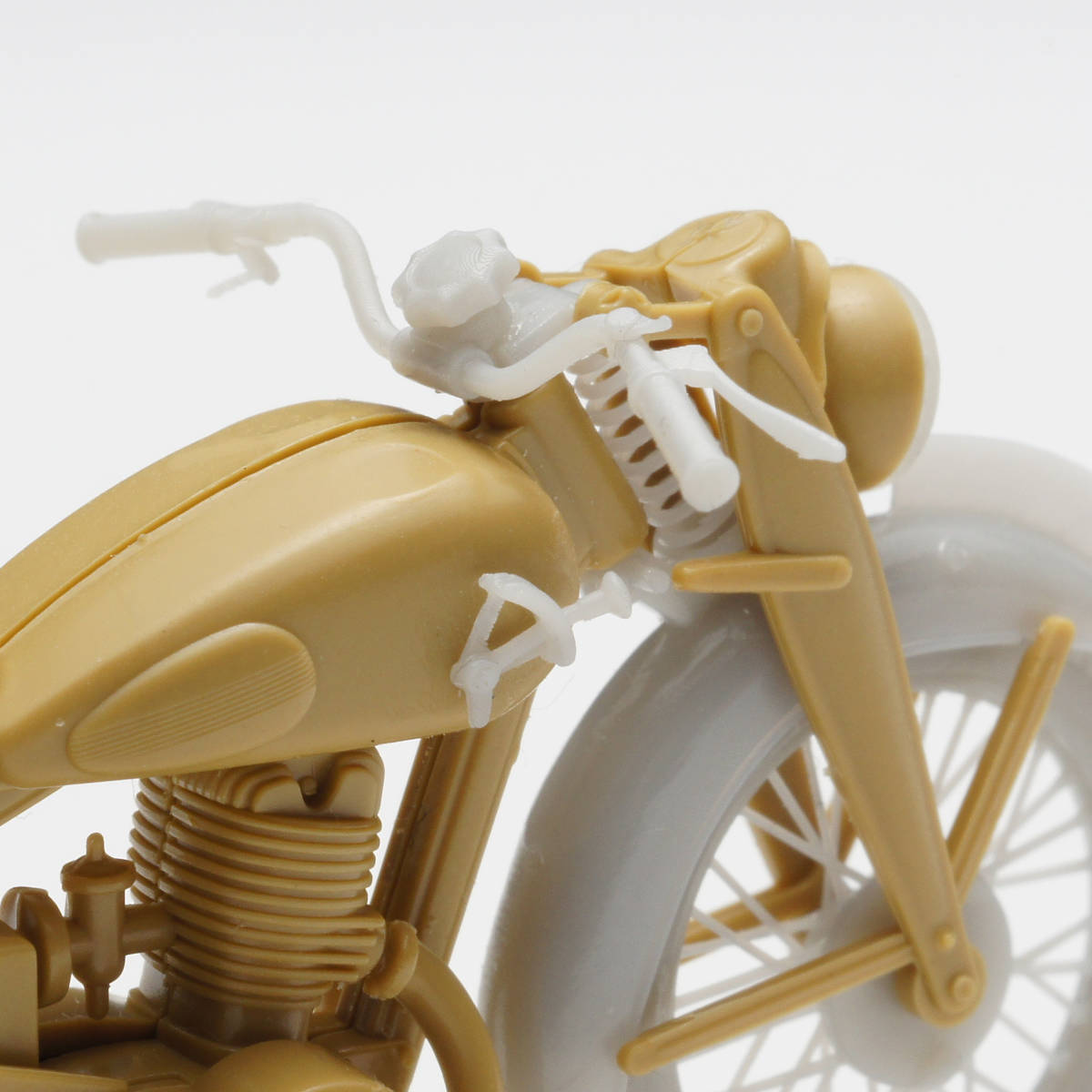 1/35　オリジナル３Dプリント　DKW NZ350　ドイツ軍用オートバイ　ディテールアップセット　（管01）_画像3