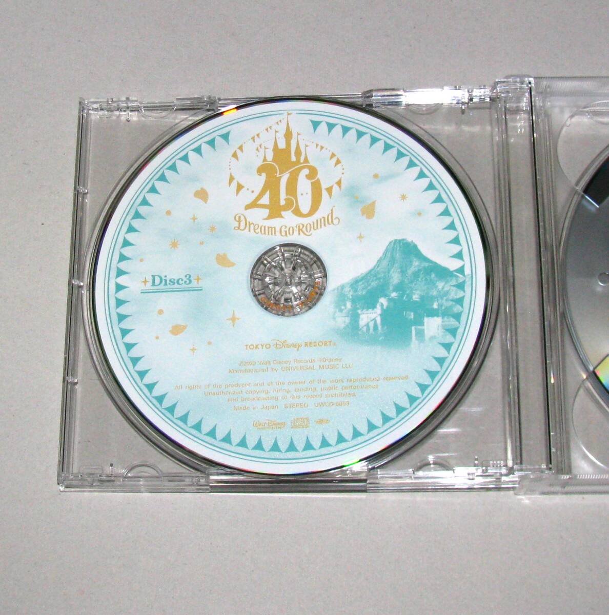 中古CD 3枚組 中身のみ [東京ディズニーリゾート 40周年 ドリームゴーラウンド]_画像2