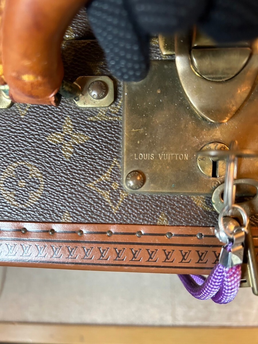 鍵あり　ルイヴィトン LOUIS VUITTON LV ビステン 50 モノグラム トランク 旅行カバン　トラベル　_画像5