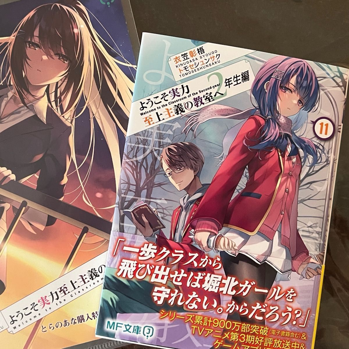 【オマケ付き】ようこそ実力至上主義の教室へ 2年生編 11 トモセシュンサク 衣笠彰梧 とらのあな  小冊子