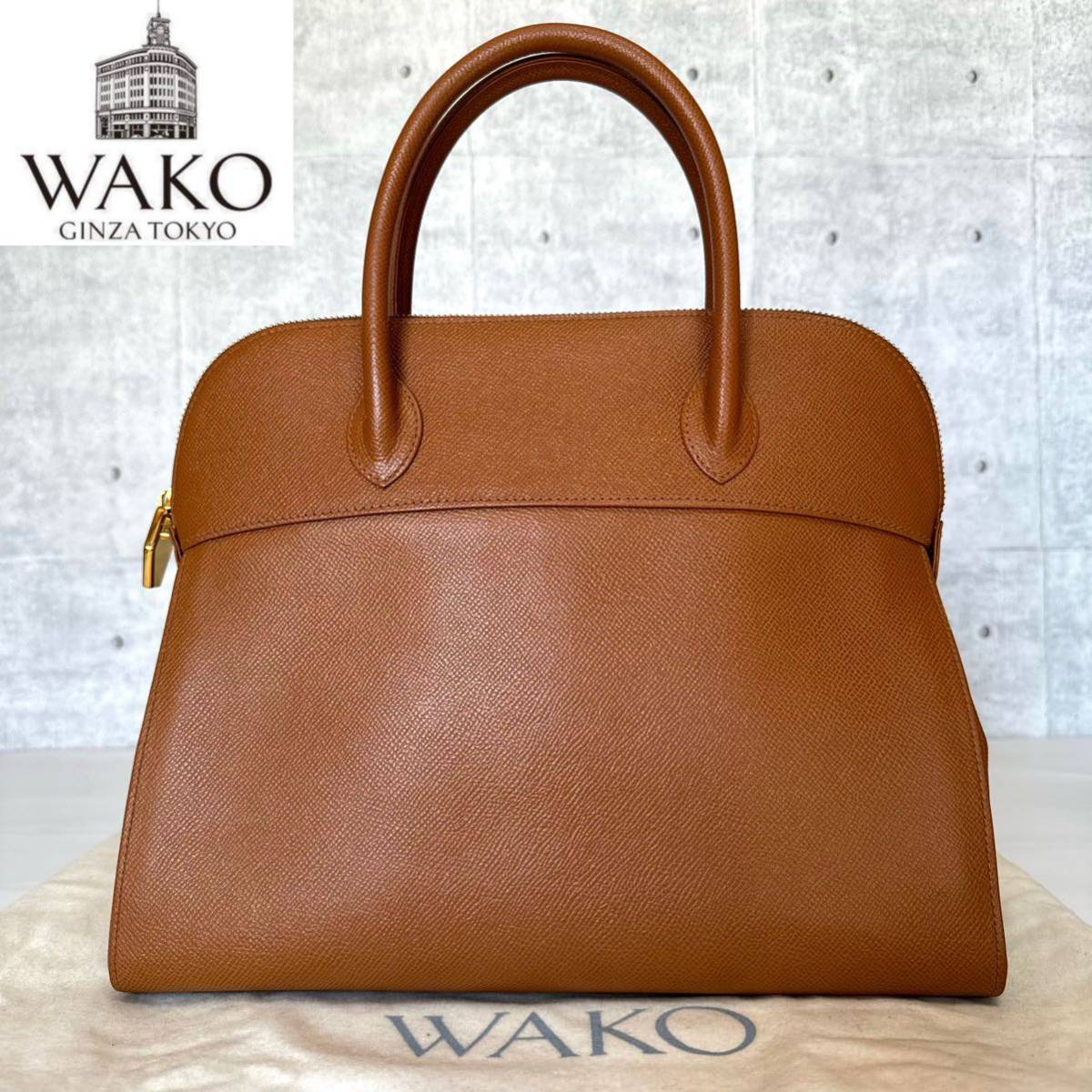 WAKO銀座和光 バッグ トートバッグ 茶 WAKO銀座和光 バッグ トートバッグ 茶