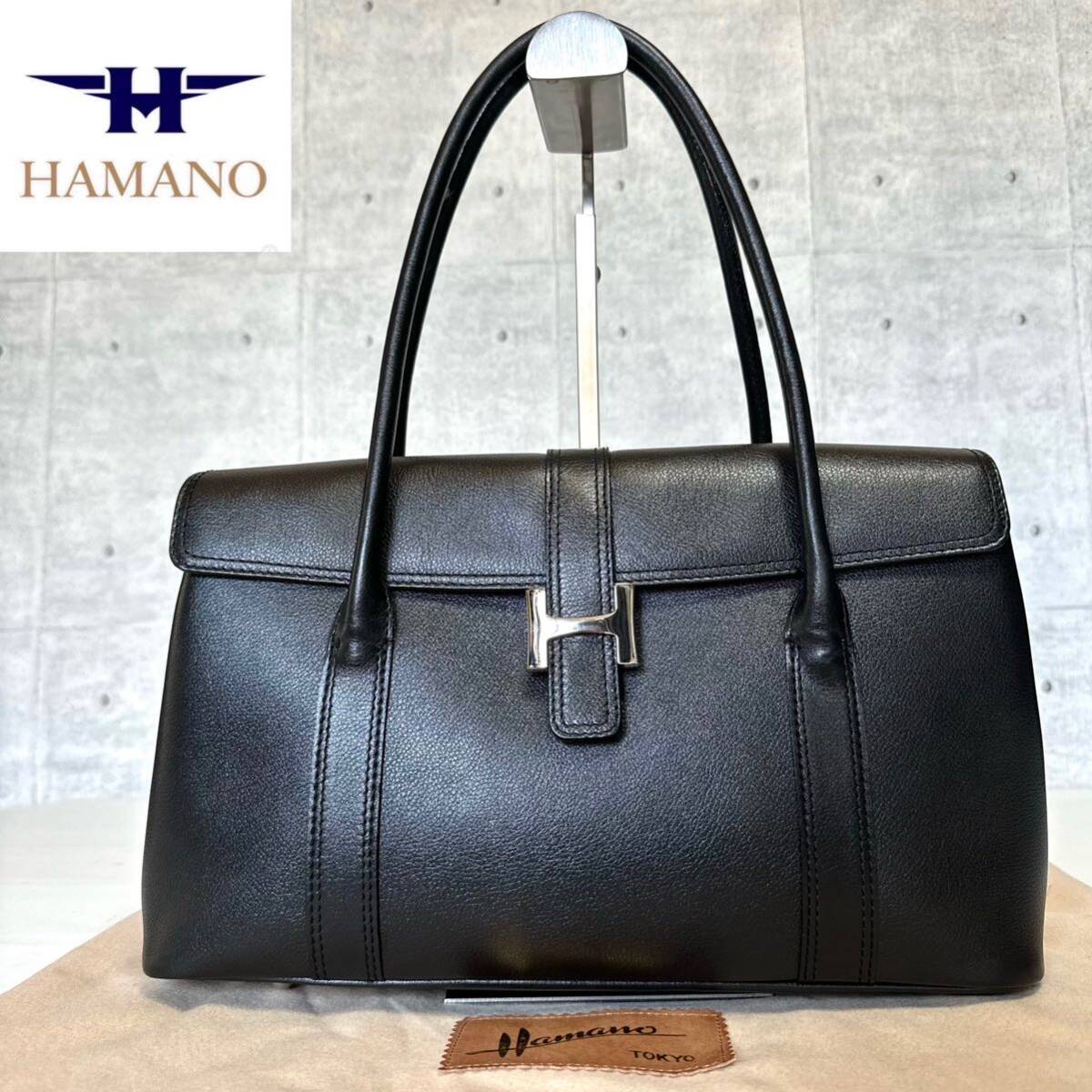 良品 HAMANO ハマノ 濱野皮革工藝 皇室御用達 レザー ブラック 良品 HAMANO ハマノ 濱野皮革工藝 皇室御用達 レザー ブラック