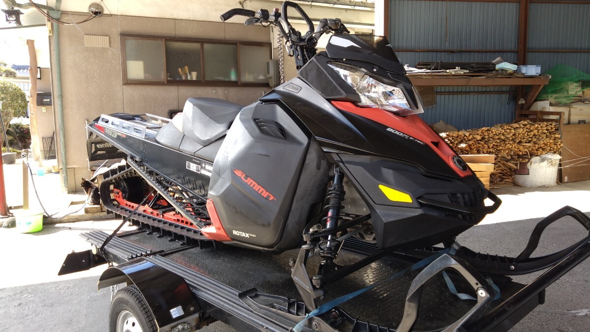 ski-doo 2014 SUMMIT X 163 トレーラーセットの画像1