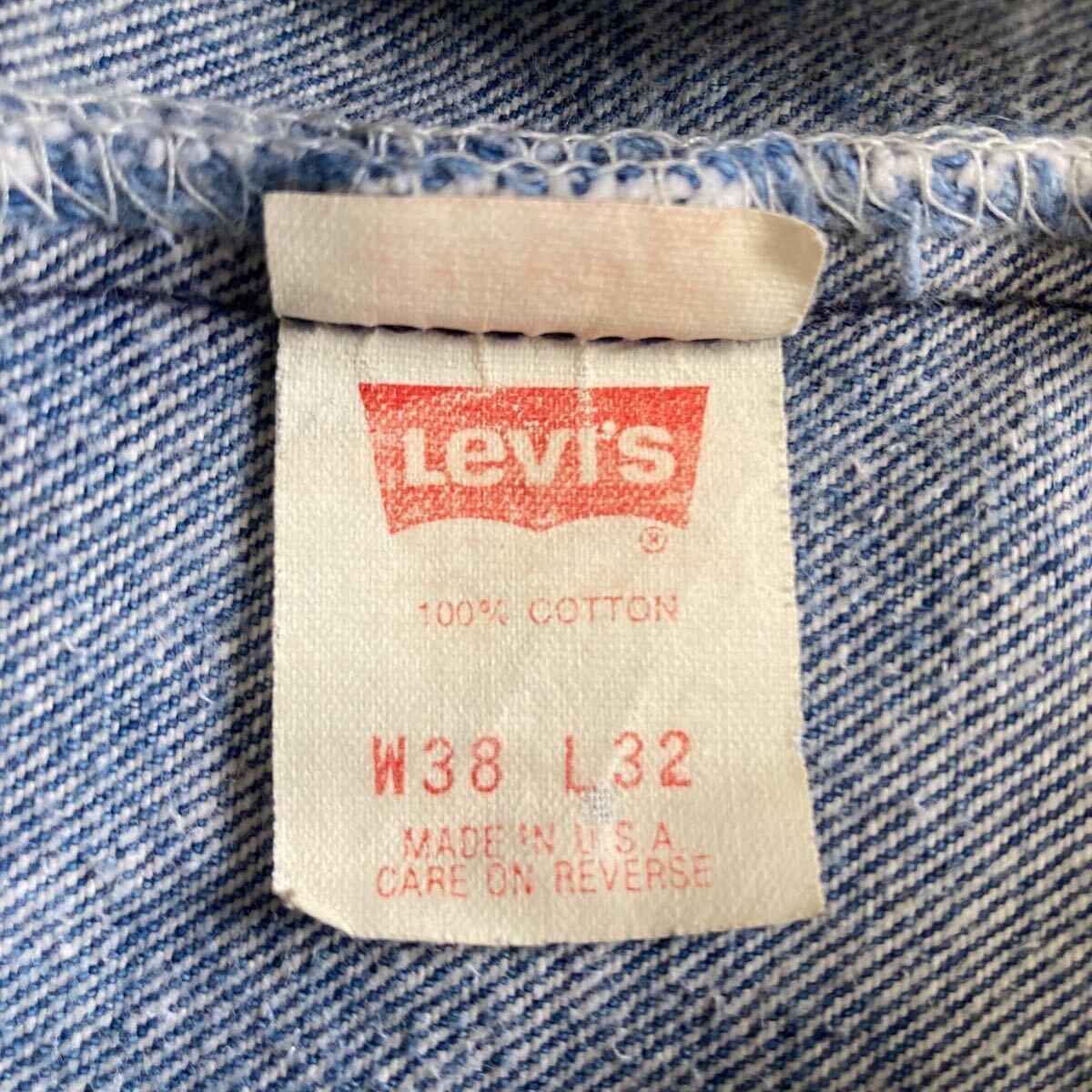 hige beautiful color *90s USA made Levis 501 W38L32 Vintage Levi's 501 90 year made 532 80s large size 