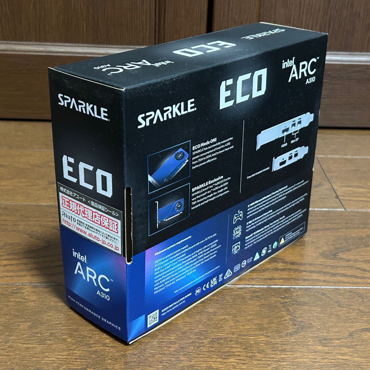 【ほぼ新品・動作確認済・保証残】グラフィックボード SPARKLE Intel Arc A310 ECO SA310C-4G