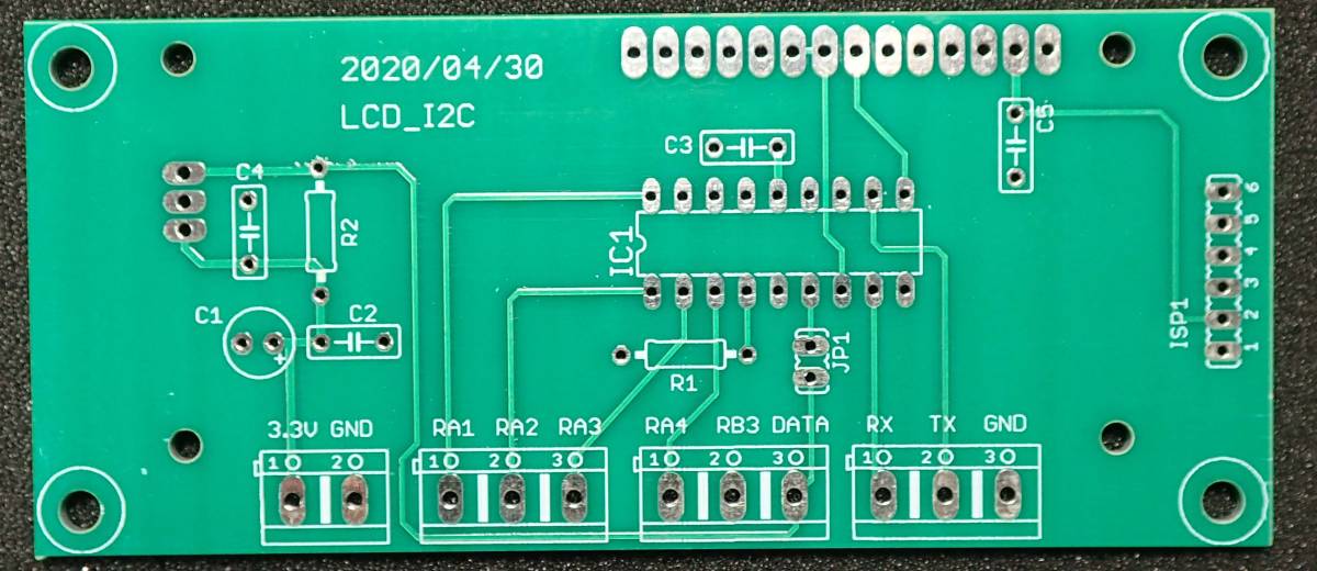 有機ＥＬキャラクタディスプレイモジュール(SO1602)用テスト基板_画像1