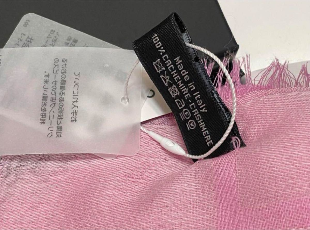 CHANEL シャネル ストール ピンク ココマーク ショール マフラー CHANEL シャネル ストール ピンク ココマーク ショール マフラー