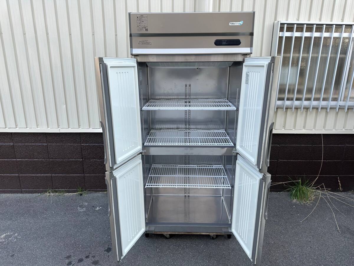 フクシマ　業務用　縦型冷凍庫　６０６L　厨房　飲食店　１００V　URN-094FM6-F