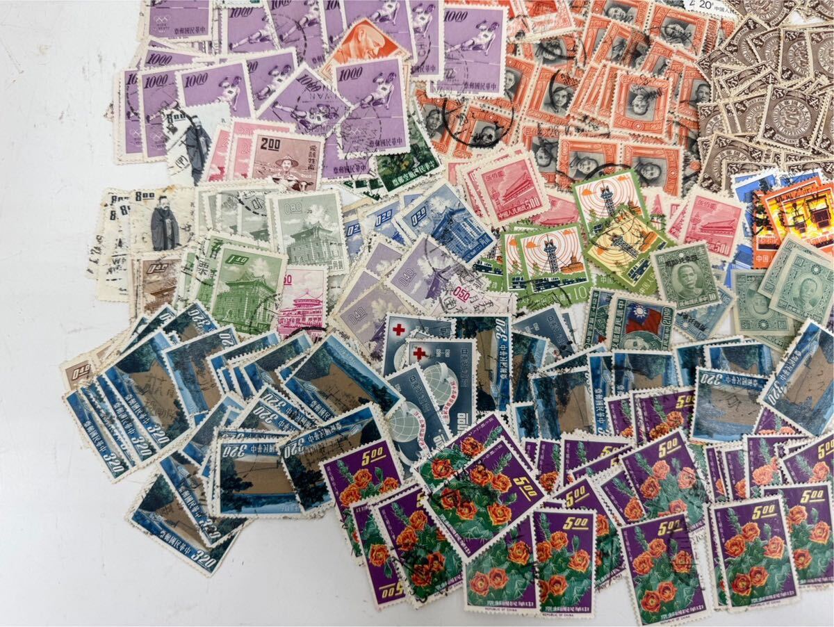 △消印付き 中華民国郵政 海外切手 まとめ売り (KS3-126)の画像4