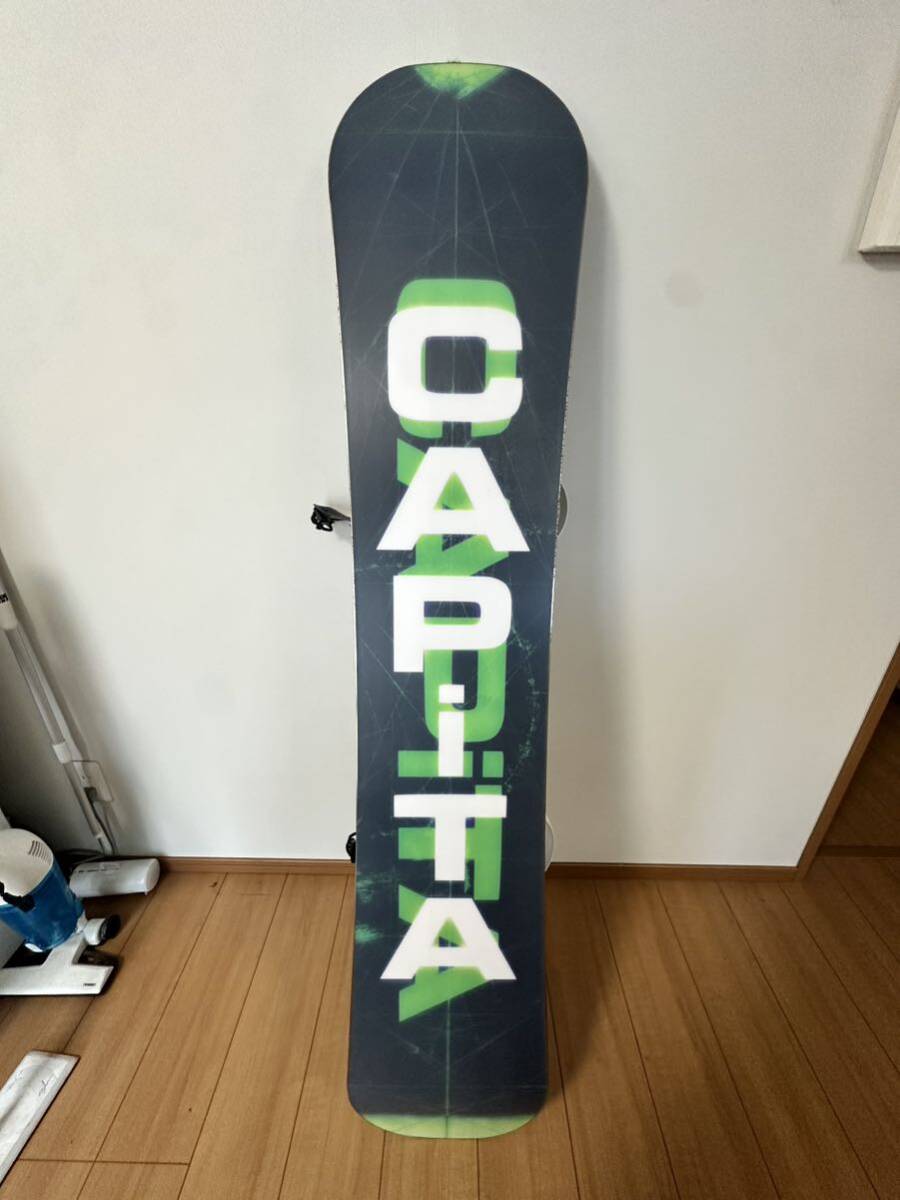 スノーボード 板 CAPITA ソフトキャンバー ビンディング付き 155cm