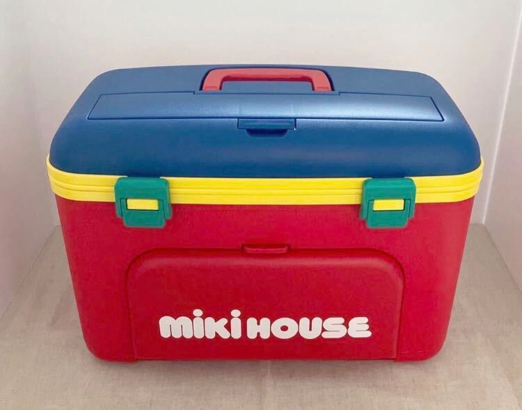 非売品 ノベルティ/MIKI HOUSE クーラーボックス ピクニッククーラー 簡易テーブル付/ミキハウス_画像1